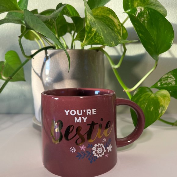 Threshold YOU’ RE MY BESTIE Purple Porcelain Mug ~ Best Friend ~ BFF - Picture 2 of 7